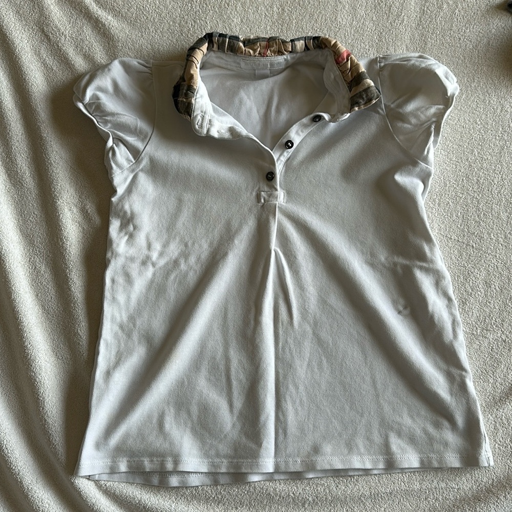 Burberry white top